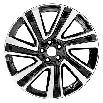 Replace® - 7 I-Spoke Polished Gloss Black 22x9.5 Alloy Factory Wheel - Remanufactured
