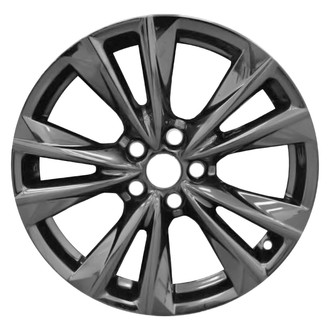 Replace® - 5 Double-Spoke Painted Gloss Black 19x8 Alloy Factory Wheel - Remanufactured