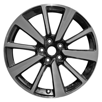 Replace® - 10-Spoke Machined Gloss Black 19x8 Alloy Factory Wheel - Remanufactured