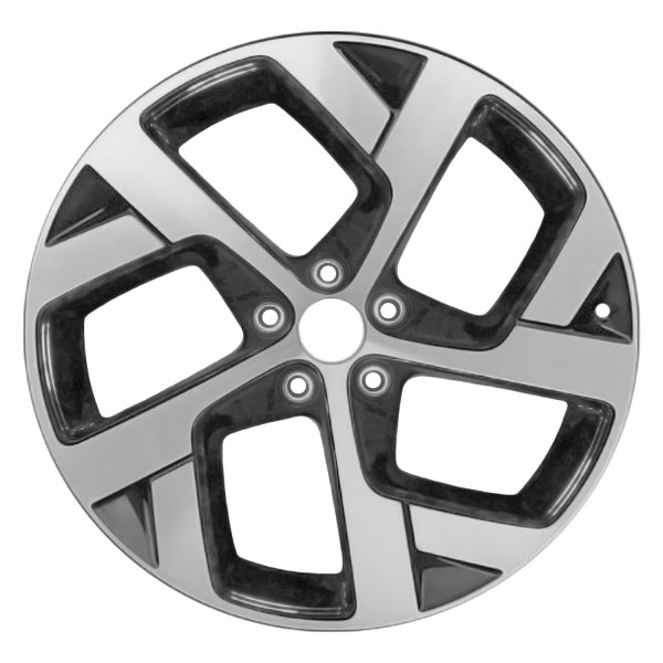 Replace® - 21 x 8.5 5 Split-Spoke Machined Gloss Black Alloy Factory Wheel (Remanufactured)