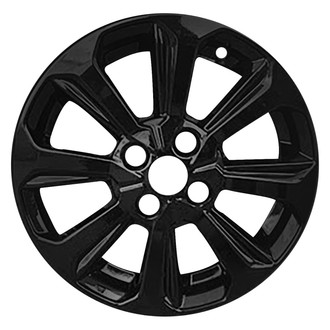 Replace® - 8 I-Spoke All Painted Gloss Black 15x5 Alloy Factory Wheel - Remanufactured