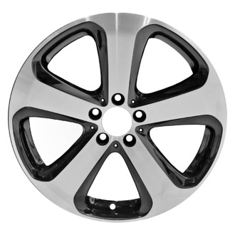 Replace® - 5-Spoke Machined Gloss Black 19x8 Alloy Factory Wheel - Remanufactured