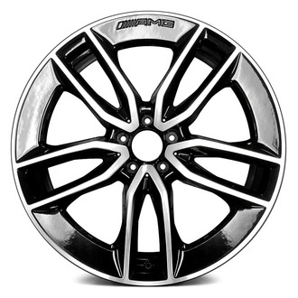Replace® - Double 5-Spoke Black 20x8 Alloy Factory Wheel - Remanufactured