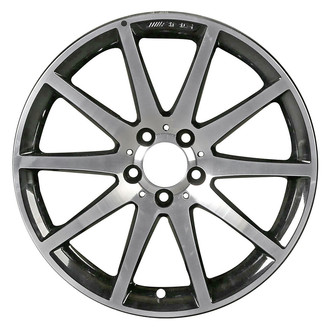 Replace® - 10 I-Spoke Machined Gloss Black 18x8 Alloy Factory Wheel - Remanufactured
