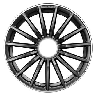 Replace® - 15 I-Spoke All Painted Gloss Black With Machined Flange 20x9.5 Alloy Factory Wheel - Remanufactured