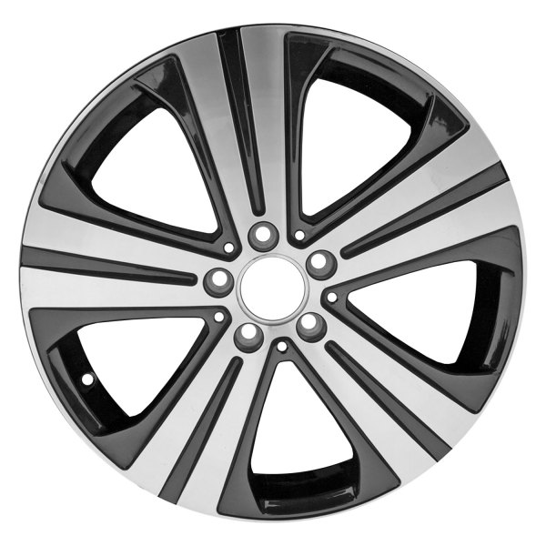 Replace® - 19 x 8 5-Spoke Machined Gloss Black Alloy Factory Wheel (Remanufactured)