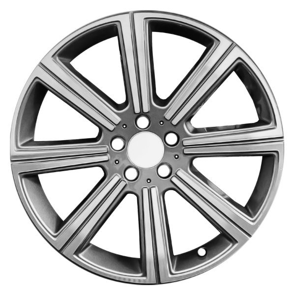 Replace® - 20 x 9.5 10-Slot Machined Medium Charcoal Alloy Factory Wheel (Factory Take Off)