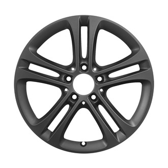 Replace® - Double 5-Spoke All Painted Medium Charcoal Matte 17x6.5 Alloy Factory Wheel - Remanufactured