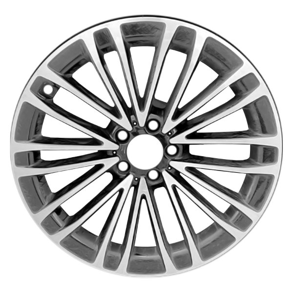 Replace® - 19 x 8.5 20 I-Spoke Black Alloy Factory Wheel (Remanufactured)