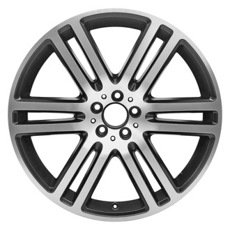 Replace® - 6 Double-Spoke Black 21x11 Alloy Factory Wheel - Remanufactured