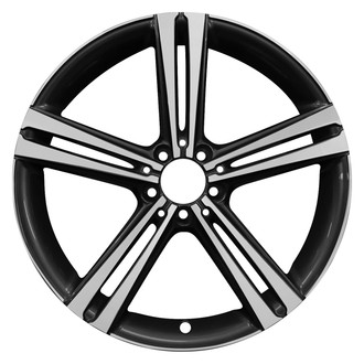 Replace® - 5 Double-Spoke Machined Medium Charcoal Metallic 20x8 Alloy Factory Wheel - Remanufactured