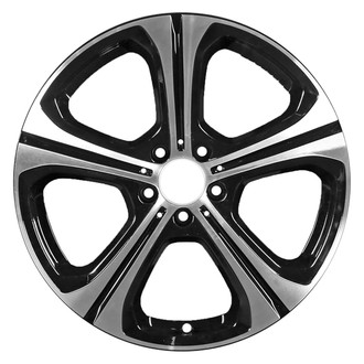 Replace® - 5-Spoke Machined Gloss Black 19x7.5 Alloy Factory Wheel - Remanufactured