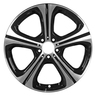 Replace® - 5-Spoke Machined Gloss Black 19x9 Alloy Factory Wheel - Remanufactured