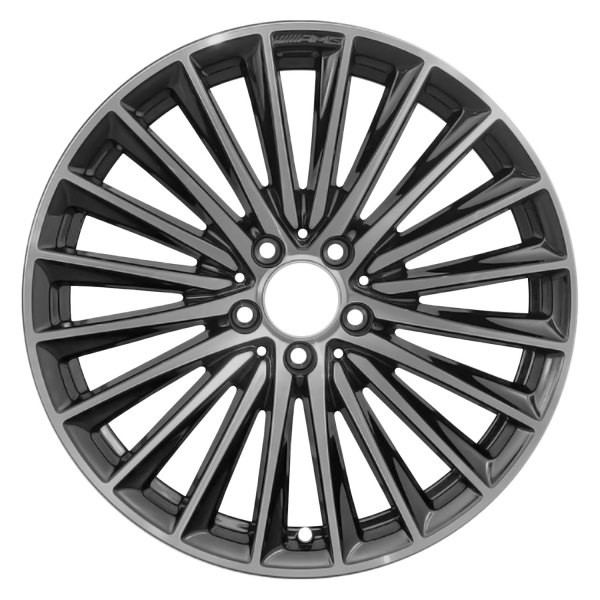 Replace® - 19 x 7.5 20-Spoke Machined Gloss Black Alloy Factory Wheel (Remanufactured)