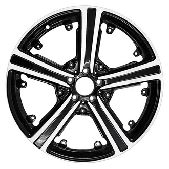 Replace® - 5-Spoke Machined Gloss Black 20x9 Alloy Factory Wheel - Remanufactured