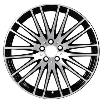 Replace® - 10 Split-Spoke Machined Gloss Black 20x8.5 Alloy Factory Wheel - Remanufactured
