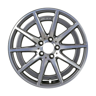 Replace® - 10 I-Spoke Machined Black Matte 18x8.5 Alloy Factory Wheel - Remanufactured
