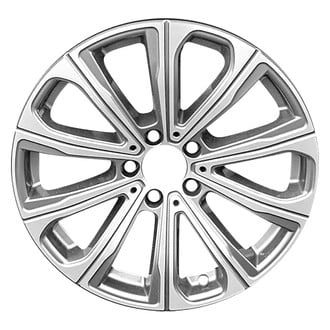 Replace® - 10 I-Spoke Machined Medium Charcoal Metallic 18x8 Alloy Factory Wheel - Replica