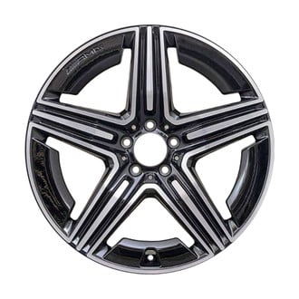 Replace® - 5-Spoke Machined Gloss Black 20x9.5 Alloy Factory Wheel - Remanufactured