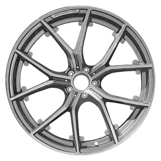 Replace® - 5 Y-Spoke Polished Medium Charcoal 21x10 Alloy Factory Wheel - Remanufactured