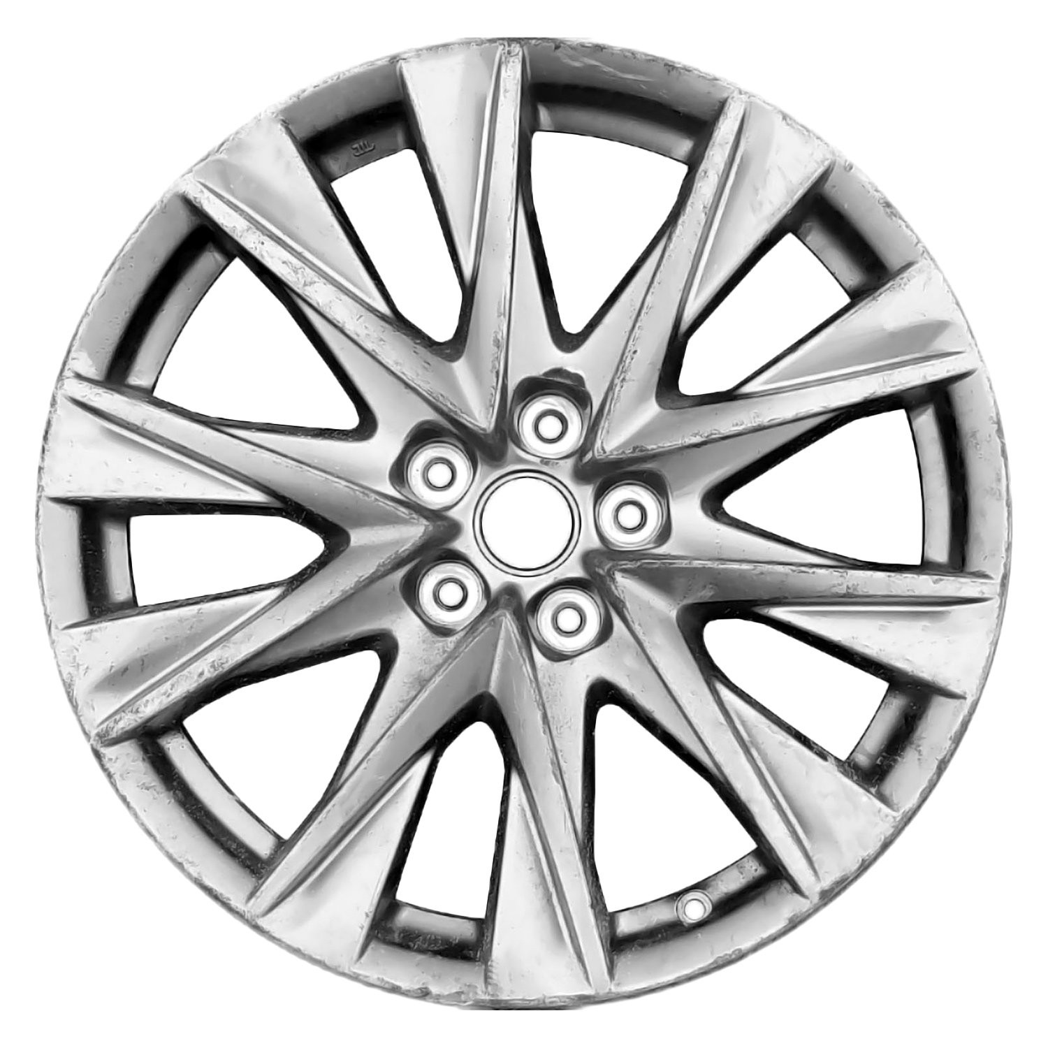 廃盤品 未使用 マツタカ印 持ち手付き トレー アルミ製 Replace® ALYMX042U35N - 10-Spoke Light Charcoal Metallic 19x7