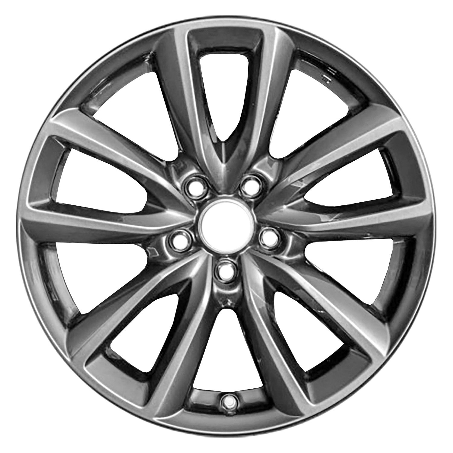 Replace® ALYMX049U35N - 10 I-Spoke Charcoal Silver 18x7 Alloy