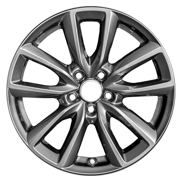 Replace® - 18 x 7 10 I-Spoke Charcoal Silver Alloy Factory Wheel (Replica)