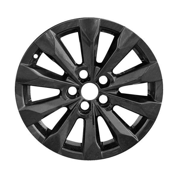 Replace® - 17 x 7 10 I-Spoke Black Alloy Factory Wheel (Remanufactured)