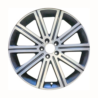 Replace® - 10 I-Spoke Machined Black Matte 20x8.5 Alloy Factory Wheel - Remanufactured