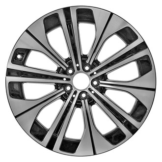 Replace® - 10 I-Spoke Machined Gloss Black 21x9.5 Alloy Factory Wheel - Replica