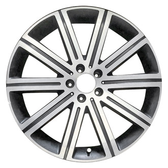 Replace® - 10 I-Spoke Machined Black Matte 20x8.5 Alloy Factory Wheel - Remanufactured