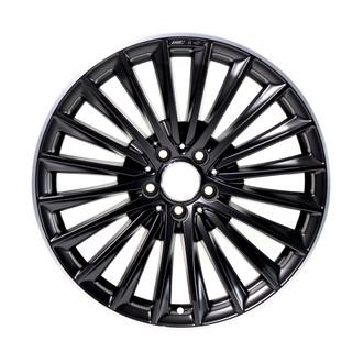 Replace® - 20 I-Spoke Machined Flange Black Matte 19x11 Alloy Factory Wheel - Remanufactured