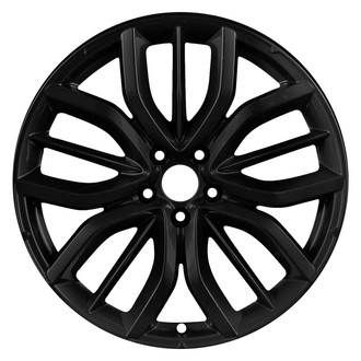 Replace® - Triple 5-Spoke All Painted Dark Flat Charcoal 20x10.5 Alloy Factory Wheel - Replica