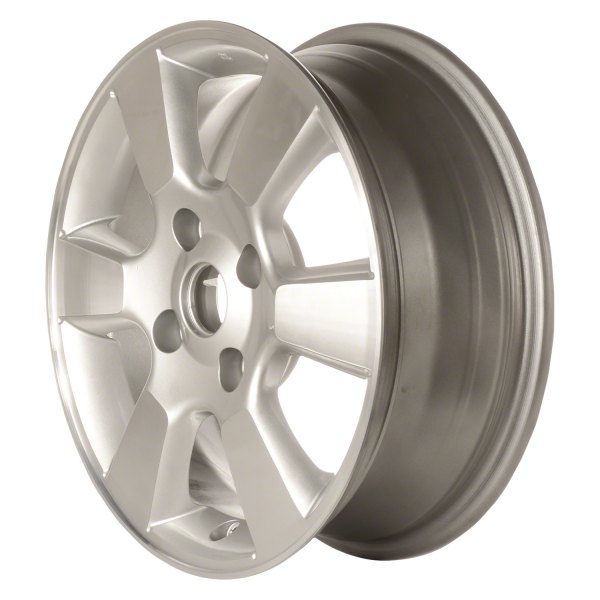 Replace® - 15 x 5.5 6 I-Spoke Machined and Bright Sparkle Silver Alloy Factory Wheel (Factory Take Off)