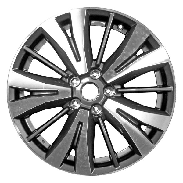 Replace® - 18 x 7.5 5 W-Spoke Machined and Medium Charcoal Alloy Factory Wheel (Factory Take Off)