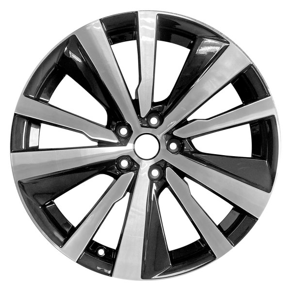 Replace® - 19 x 8 10 Turbine-Spoke Black with Machined Face Alloy Factory Wheel (Factory Take Off)