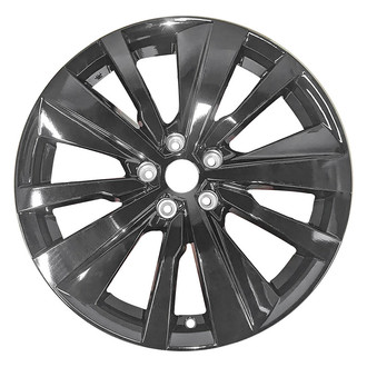 Replace® - 10 Turbine-Spoke All Painted Gloss Black 19x8 Alloy Factory Wheel - Remanufactured