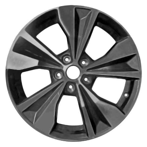Replace® - 18 x 7.5 5-Spoke Machined Dark Charcoal Alloy Factory Wheel (Factory Take Off)