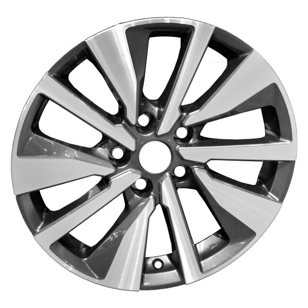 Replace® - 17 x 7 10-Spoke Machined Medium Charcoal Alloy Factory Wheel (Factory Take Off)