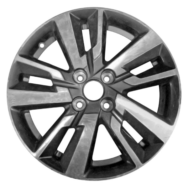 Replace® - 16 x 6 Double 5-Spoke Machined Medium Charcoal Alloy Factory Wheel (Replica)