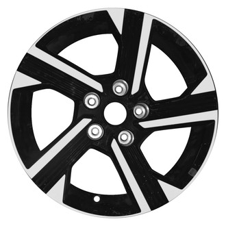 Replace® - 5-Spoke Machined Gloss Black 16x6.5 Alloy Factory Wheel - Replica