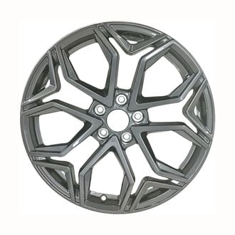 Replace® - 5 Split-Spoke All Painted Dark Charcoal Metallic 19x7.5 Alloy Factory Wheel - Remanufactured