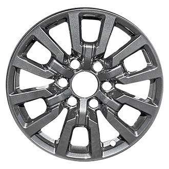 Replace® - 6 Split-Spoke All Painted Medium Charcoal Metallic 18x8 Alloy Factory Wheel - Remanufactured