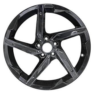 Replace® - 5-Spoke All Painted Gloss Black 19x7.5 Alloy Factory Wheel - Remanufactured