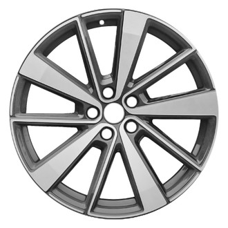 Replace® - 10-Spoke Machined Gloss Black 19x8 Alloy Factory Wheel - Remanufactured