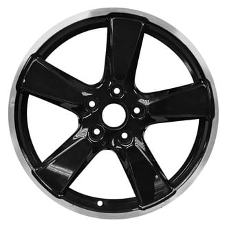 Replace® - 5-Spoke Machined Flange Gloss Black 20x9 Alloy Factory Wheel - Remanufactured