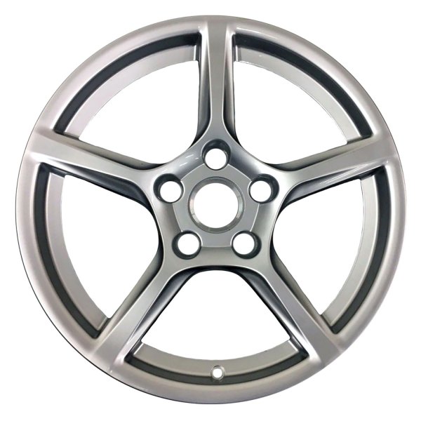 Replace® - 18 x 9.5 5-Spoke Silver Alloy Factory Wheel (Remanufactured)