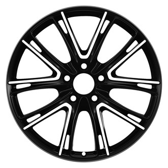 Replace® - 10 Split-Spoke Machined Gloss Black 21x9.5 Alloy Factory Wheel - Remanufactured