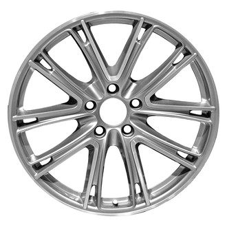 Replace® - 10 Split-Spoke Polished Grey Silver 21x11.5 Alloy Factory Wheel - Remanufactured