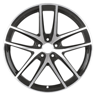 Replace® - 5 Y-Spoke Machined Gloss Black 20x9 Alloy Factory Wheel - Remanufactured